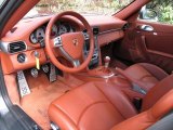 2007 Porsche 911 Turbo Coupe Terracotta Interior