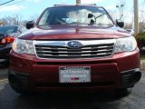 2009 Camellia Red Pearl Subaru Forester 2.5 X #47113321