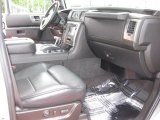 2009 Hummer H2 SUT Silver Ice Ebony Black Interior
