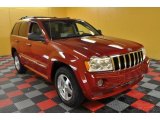 2005 Inferno Red Crystal Pearl Jeep Grand Cherokee Limited 4x4 #47157696