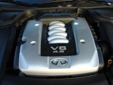 2008 Infiniti M 45 Sedan 4.5 Liter DOHC 32-Valve VVT V8 Engine