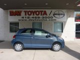 2011 Bayou Blue Pearl Toyota Yaris 3 Door Liftback #47157235