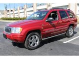 2004 Inferno Red Pearl Jeep Grand Cherokee Overland 4x4 #47190423