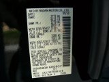 2011 Pathfinder Color Code for Super Black - Color Code: KH3