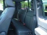 2011 Ford F250 Super Duty Lariat SuperCab Black Two Tone Leather Interior