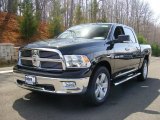 2011 Brilliant Black Crystal Pearl Dodge Ram 1500 SLT Crew Cab 4x4 #47190468