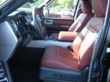 2010 Ford Expedition EL King Ranch Chaparral Leather/Charcoal Black Interior