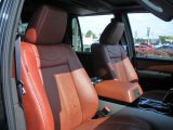 2010 Ford Expedition EL King Ranch Chaparral Leather/Charcoal Black Interior