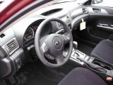 2011 Subaru Impreza 2.5i Premium Wagon Carbon Black Interior
