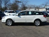 Satin White Pearl Subaru Outback in 2008