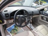 2008 Subaru Outback 2.5i Limited Wagon Warm Ivory Interior