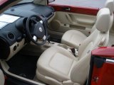 2008 Volkswagen New Beetle S Convertible Cream Beige Interior