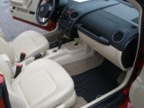2008 Volkswagen New Beetle S Convertible Cream Beige Interior