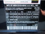 2008 ML Color Code for Capri Blue Metallic - Color Code: 359
