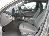 2011 Porsche Panamera Turbo Black/Platinum Grey Interior