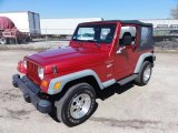 1998 Jeep Wrangler Sport 4x4 Front 3/4 View