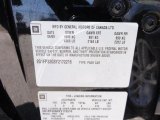 2000 Chevrolet Camaro Z28 SS Convertible Info Tag
