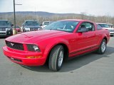 2008 Torch Red Ford Mustang V6 Deluxe Coupe #4686929