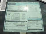 2011 Ford Expedition EL Limited Window Sticker