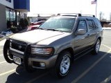 Bronzed Gray Metallic Nissan Pathfinder in 2002