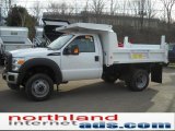 2011 Oxford White Ford F550 Super Duty XL Regular Cab 4x4 Dump Truck #47251580