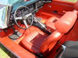 1974 Jaguar XKE Series III Russet Red Interior