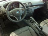 2011 BMW 1 Series 128i Coupe Black Interior