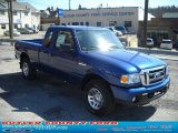 2011 Vista Blue Metallic Ford Ranger XLT SuperCab 4x4 #47251724