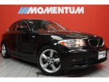2009 Jet Black BMW 1 Series 128i Coupe #47251933