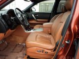 2007 Infiniti FX 45 AWD Brick/Black Interior