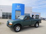 1999 Amazon Green Metallic Ford Ranger Sport Extended Cab 4x4 #47292519