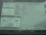 2011 Toyota Tundra SR5 Regular Cab Window Sticker