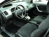 2010 Honda Civic EX Coupe Black Interior