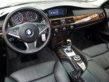 2008 BMW 5 Series 535i Sedan Black Interior