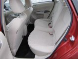 2009 Subaru Impreza 2.5i Sedan Ivory Interior