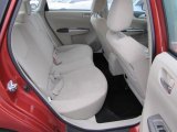 2009 Subaru Impreza 2.5i Sedan Ivory Interior