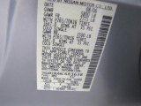 2006 Pathfinder Color Code for Silver Lightning Metallic - Color Code: K12