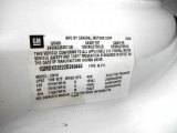 2002 Pontiac Montana  Info Tag