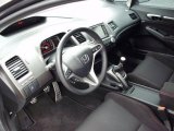 2011 Honda Civic Si Sedan Black Interior