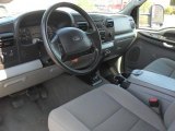 2006 Ford F350 Super Duty XLT Crew Cab 4x4 Chassis Dark Flint Interior