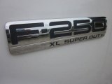 2005 Ford F250 Super Duty XL SuperCab Marks and Logos