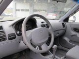 2004 Hyundai Accent GL Sedan Steering Wheel