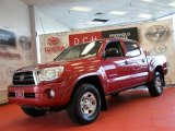 2008 Impulse Red Pearl Toyota Tacoma V6 PreRunner Double Cab #47351175