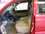 2008 Toyota Tacoma V6 PreRunner Double Cab Taupe Interior