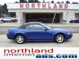 2004 Sonic Blue Metallic Ford Mustang V6 Convertible #47350679
