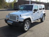 2011 Bright White Jeep Wrangler Unlimited Sahara 4x4 #47351055