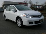 2011 Fresh Powder White Nissan Versa 1.8 S Sedan #47350587