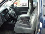 2001 Dodge Dakota Sport Club Cab 4x4 Dark Slate Gray Interior