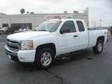 2009 Summit White Chevrolet Silverado 1500 LT Extended Cab 4x4 #47350924