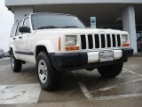 2000 Stone White Jeep Cherokee Sport 4x4 #47402390